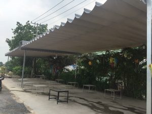 mái hiên di động