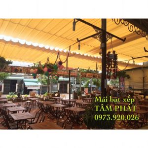 mái che bạt xếp