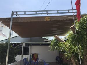 lắp đặt mái che xếp giá rẻ