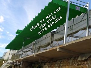 Làm mái che xếp giá rẻ