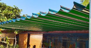 mái xếp lượn sóng