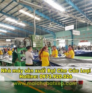 nhà xưởng sản xuất bạt các loại