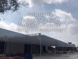 mái che nhà xưởng Tâm Phát