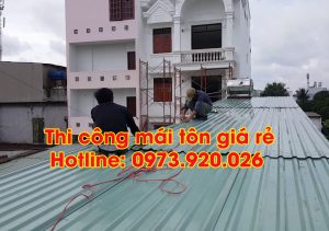 báo giá lợp mái tôn giá rẻ