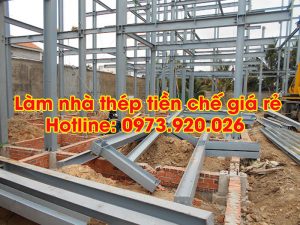 báo giá làm nhà thép tiền chế