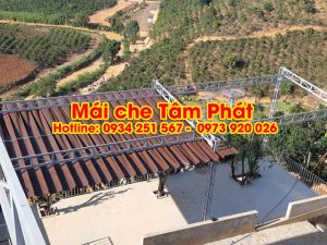 Mái bạt xếp giá rẻ