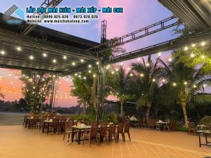 Mái bạt xếp quán nhậu, nhà hàng