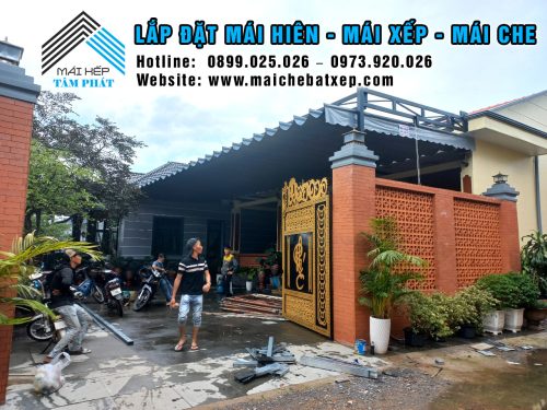 bạt kéo che nắng mưa ngoài trời giá rẻ