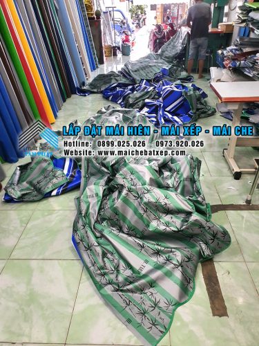 Cơ sở May Ép Bạt Mái Xếp Mái Hiên Che Nắng, May Bạt Kéo Di Động Giá Rẻ