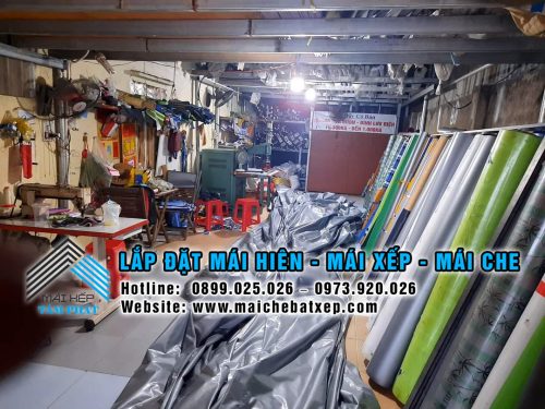May Ép Bạt Mái Hiên Mái Xếp, Bạt Kéo Che Nắng Mưa Giá Rẻ