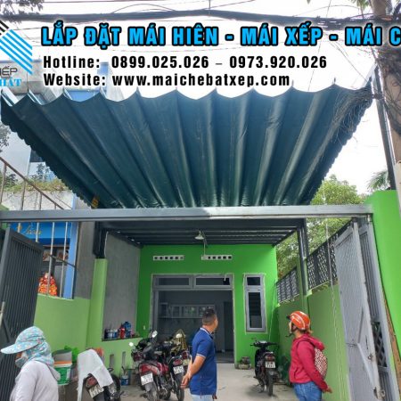 Bạt kéo che nắng mưa ngoài trời giá rẻ