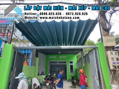 Bạt kéo che nắng mưa ngoài trời giá rẻ