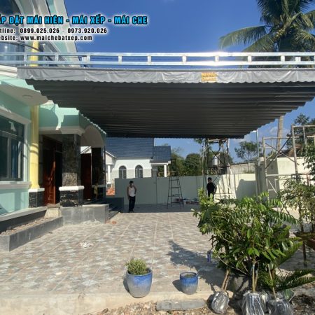 Mái che sân trước nhà đẹp