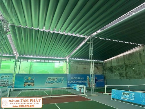 Mái che sân Pickleball ngoài trời