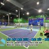 Mái Bạt xếp di động che sân Pickleball giá rẻ