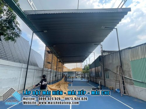 Thi công mái che sân Pickleball Vũng Tàu giá rẻ