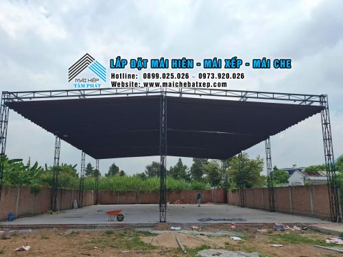 Thi công mái che sân Pickleball ở Đồng Tháp giá rẻ