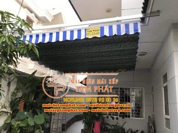 Mái bạt che, mái che di động, mái xếp lượn sóng, mái che Tâm Phát