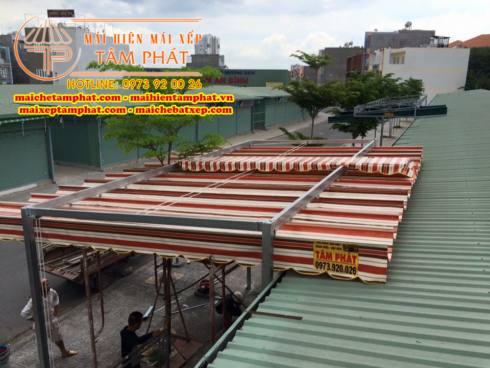 Dịch vụ mái che quận 4 tphcm gần đây uy tín, giá rẻ của Tâm Phát