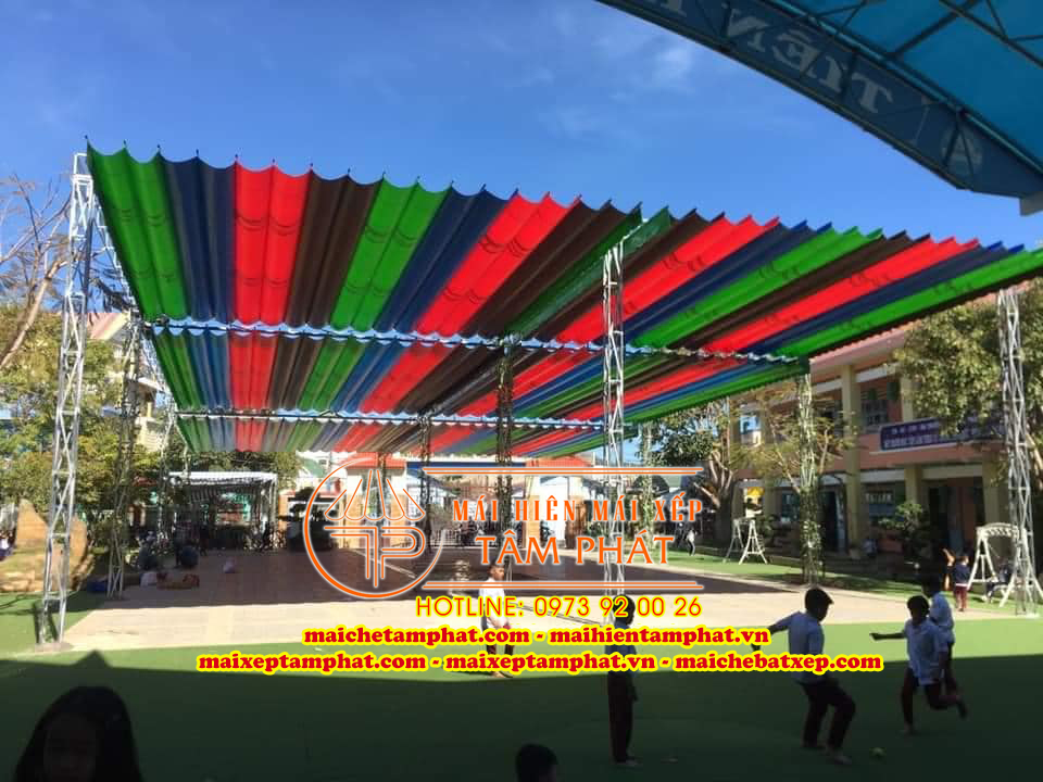 Tâm Phát - thương hiệu hàng đầu trong lĩnh vực lắp đặt mái che di động